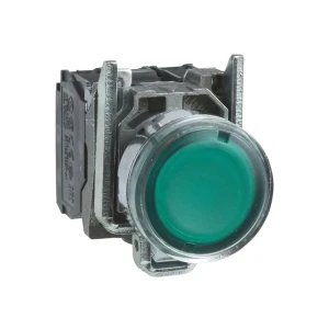 Кнопка schneider-electric xb4bw33m5 1p 220 в 3 a ip66 зелёный