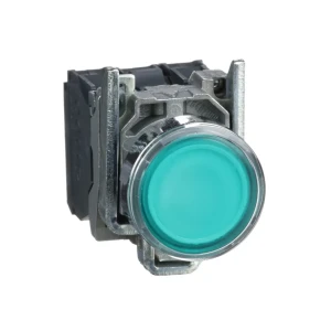 Кнопка schneider-electric xb4bw33b5 1p 24 в 3 a ip66 зелёный