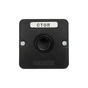Кнопка pke 122/1 1p 400/660 в 10 a ip40 чёрный