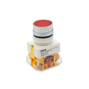 Кнопка himel hlay711bnzs42 1p 380 в 6 a ip40 красный