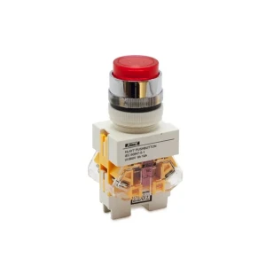 Buton led himel hlay711d4m2l 1p 220 v 10 a ip40 roșu