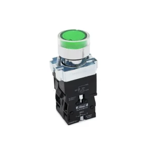 Кнопка лед himel hlay5bw33m5l 1p 220 в 6 a ip40 зелёный