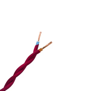 Cablu pentru lustre elmos pvs 2 * 0.5 mm² vișiniu cupru