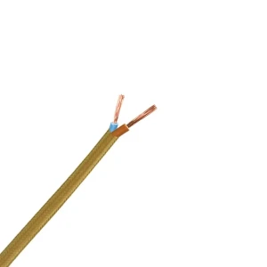 Cablu elmos decorativ 2 * 1.5 mm² auriu cupru