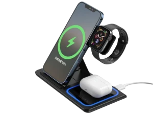 Încărcător wireless xo wx023, 15w, negru Thumbnail 3