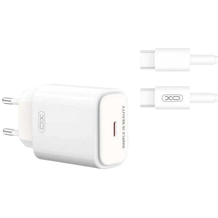 Încărcător xo l90b, 20w, alb 4