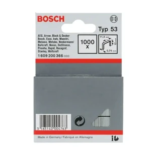 Capse pentru capsator b1609200366 10 x 11.4 x 0.74 mm bosch