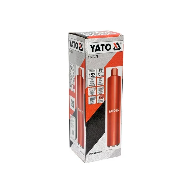 Carotă diamantată 1 buc. pentru beton 152 mm hexagonal yato 2