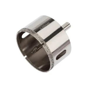 Carotă diamantată cu burghiu central pentru sticlă/ceramică 68 mm cilindric kranz