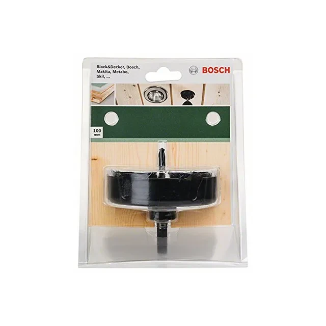 Carotă pentru spoturi pentru lemn/gips carton 100 mm hexagonal bosch 2
