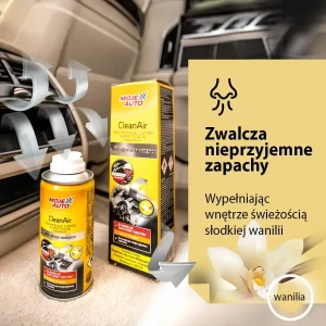 MOJE AUTO CLEAN AIR – СПРЕЙ ДЛЯ ВЕНТИЛЯЦИИ С АРОМАТОМ ВАНИЛИ (19-599)