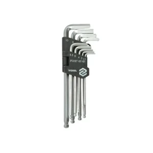 Set chei hexagonale cu cap sferic 2 - 10 mm 9 un. vorel