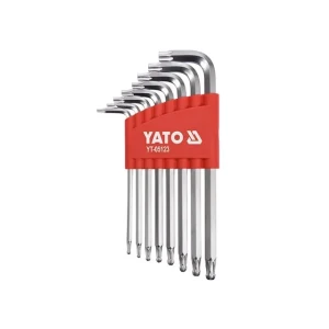 Набор ключей torx с шаром t9 - t40 8 шт. yato