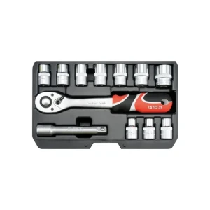 Набор головок с трещоткой 1/2" as-drive 10 - 24 мм 12 шт. yato