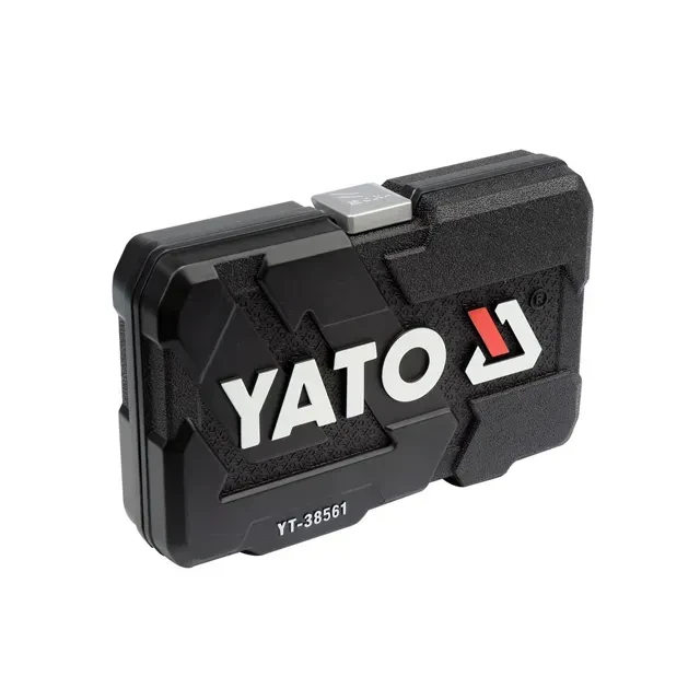 Set de chei tubulare cu clichet 3/8" as-drive 6 - 22 mm 22 buc. yato 3