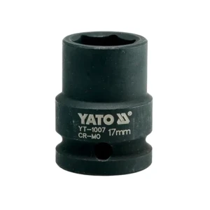 Cap cheie tubulară de impact hexagonal 17 mm 1/2" 39 mm yato