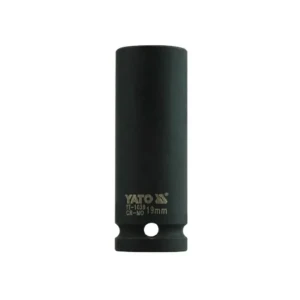 Cap cheie tubulară de impact hexagonal 19 mm 1/2" 78 mm yato