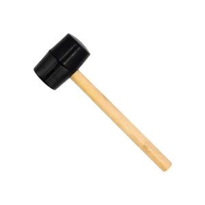 Резиновый молоток с деревянной рукояткой 0.5 кг toya