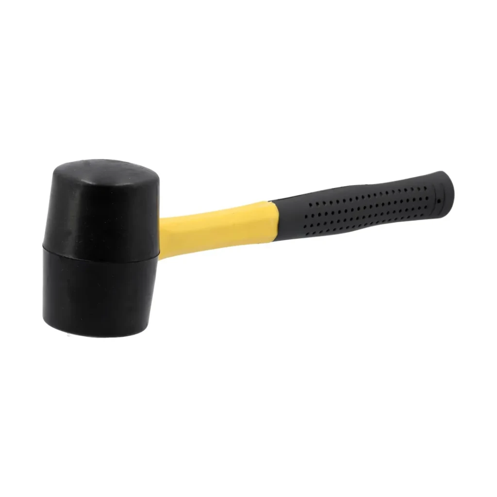Ciocan de cauciuc cu mâner din fibră de sticlă 500 g vorel 2