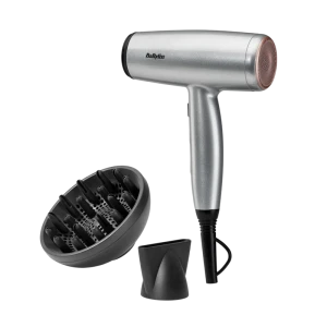 Фен babyliss d580de, 2100вт, серебристый