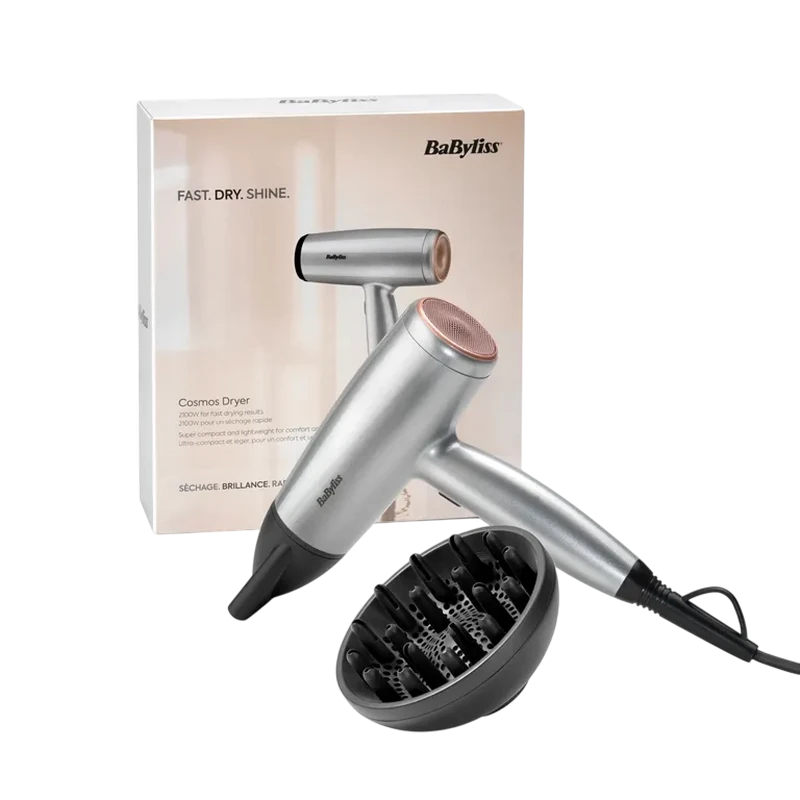 Фен babyliss d580de, 2100вт, серебристый 6