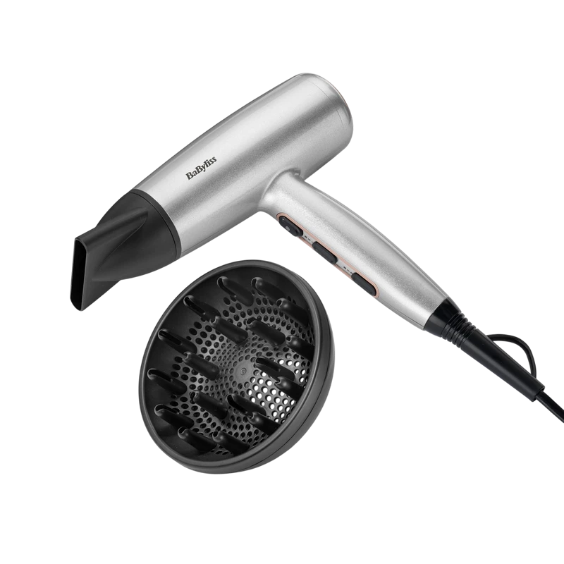 Фен babyliss d580de, 2100вт, серебристый 3