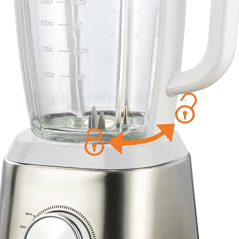 Blender staționar gorenje b1400e, alb | argintiu 4