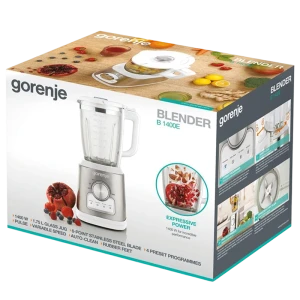 Blender staționar gorenje b1400e, alb | argintiu Thumbnail 6