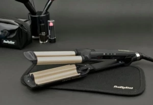 Ondulator de păr BaByliss Easy Waves C260E, Negru | Auriu