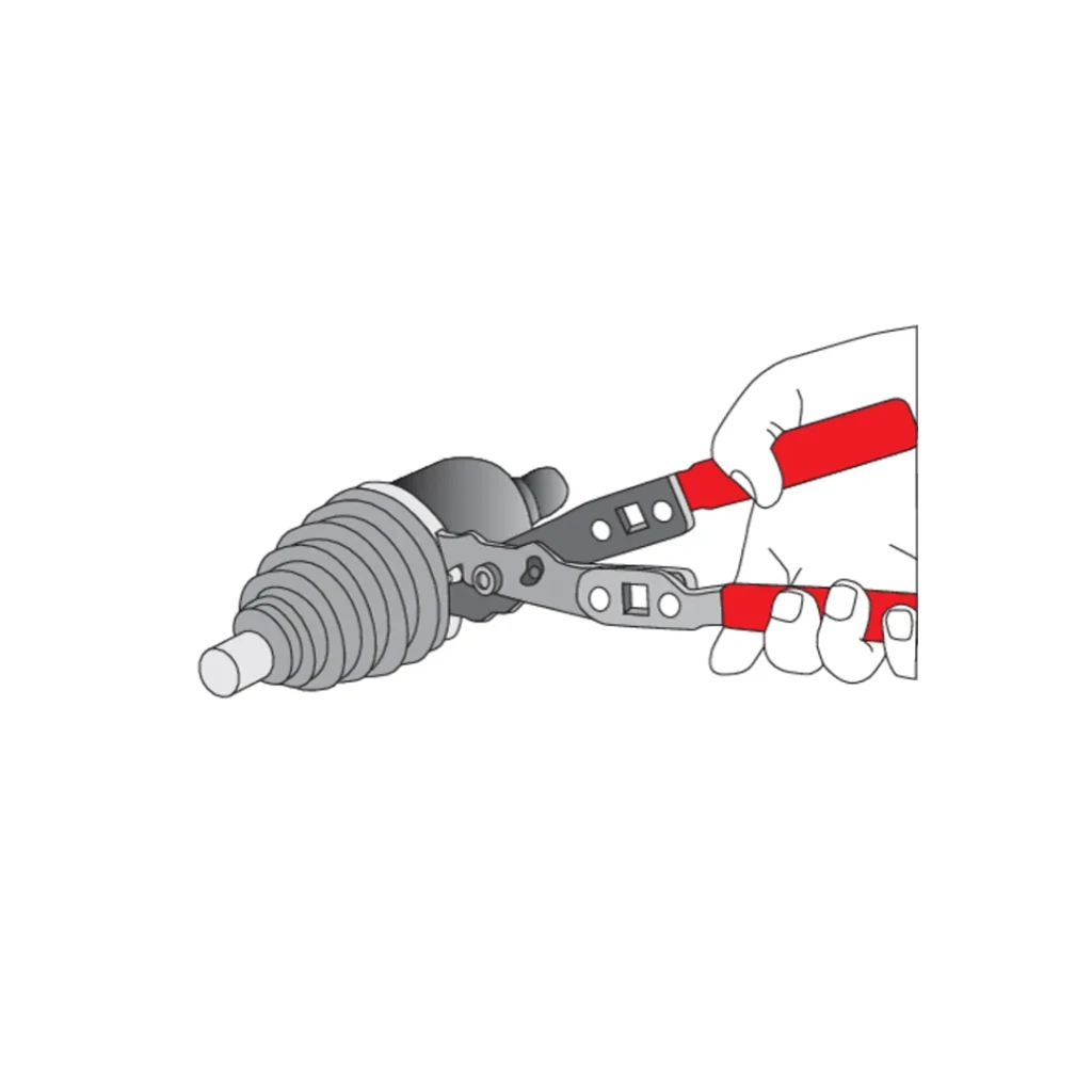 Clește pentru coliere 235 mm yato 2