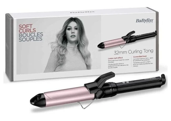 Плойка babyliss c332e, чёрный | розовый 9