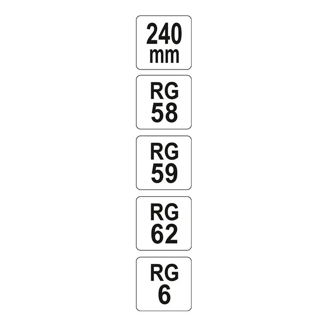 Clește pentru sertizarea conectorilor 240 mm yato 2