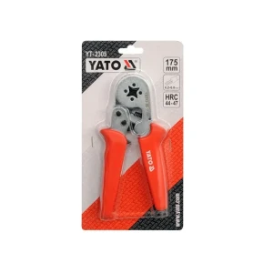 Clește pentru sertizarea conectorilor 0.25 - 6 mm² 180 mm yato Thumbnail 2
