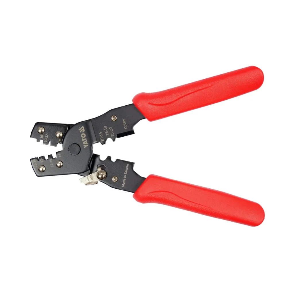 Clește de strângere și curățire a cablurilor 0.08 - 2 mm² 180 mm yato 2