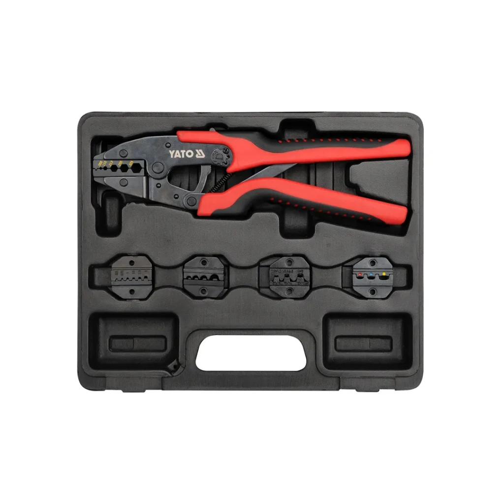 Set clește pentru sertizarea conectorilor 225 mm yato 2