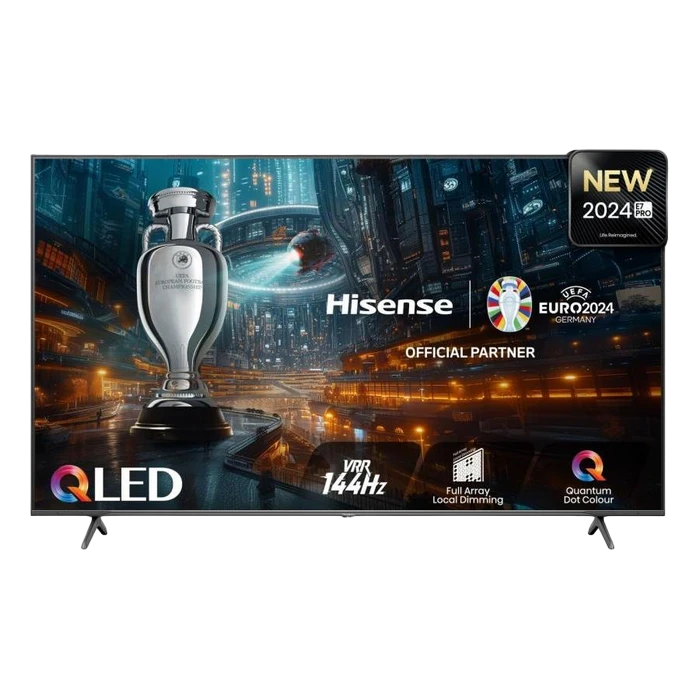 65" qled smart tv hisense 65e7nq pro, 3840x2160 4k uhd, vidaa u7.0, negru 9