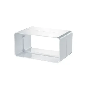 Conector de aeroduct ventika kp55-2 55 x 110 x 66 mm plastic alb Thumbnail 1