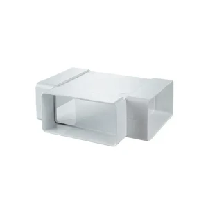 Conector de aeroduct ventika kp55-6 55 x 110 mm plastic alb