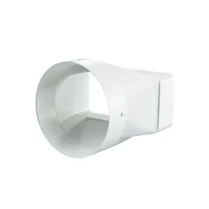 Conector de aeroduct ventika kp55-33 55 x 110 x 100 mm plastic alb