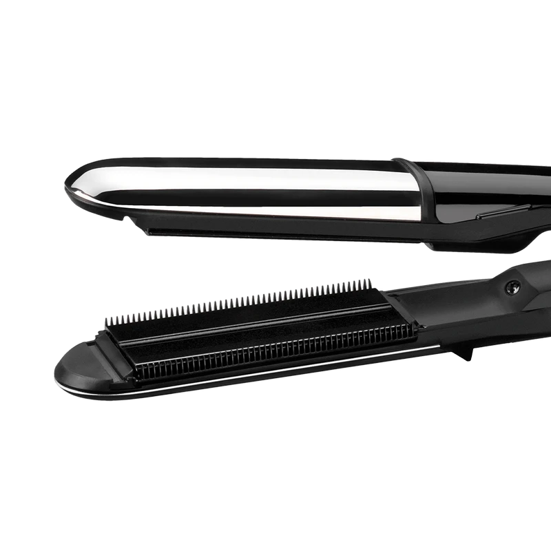 Placă de îndreptat părul babyliss 2 in 1 steam shine st496e, negru | argintiu 9