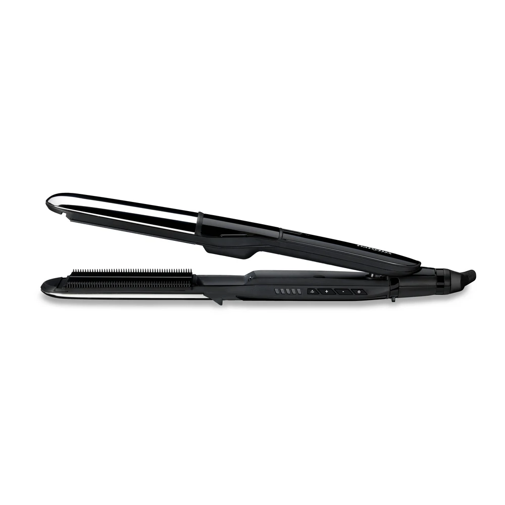 Placă de îndreptat părul babyliss 2 in 1 steam shine st496e, negru | argintiu 4