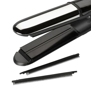 Placă de îndreptat părul babyliss 2 in 1 steam shine st496e, negru | argintiu Thumbnail 10