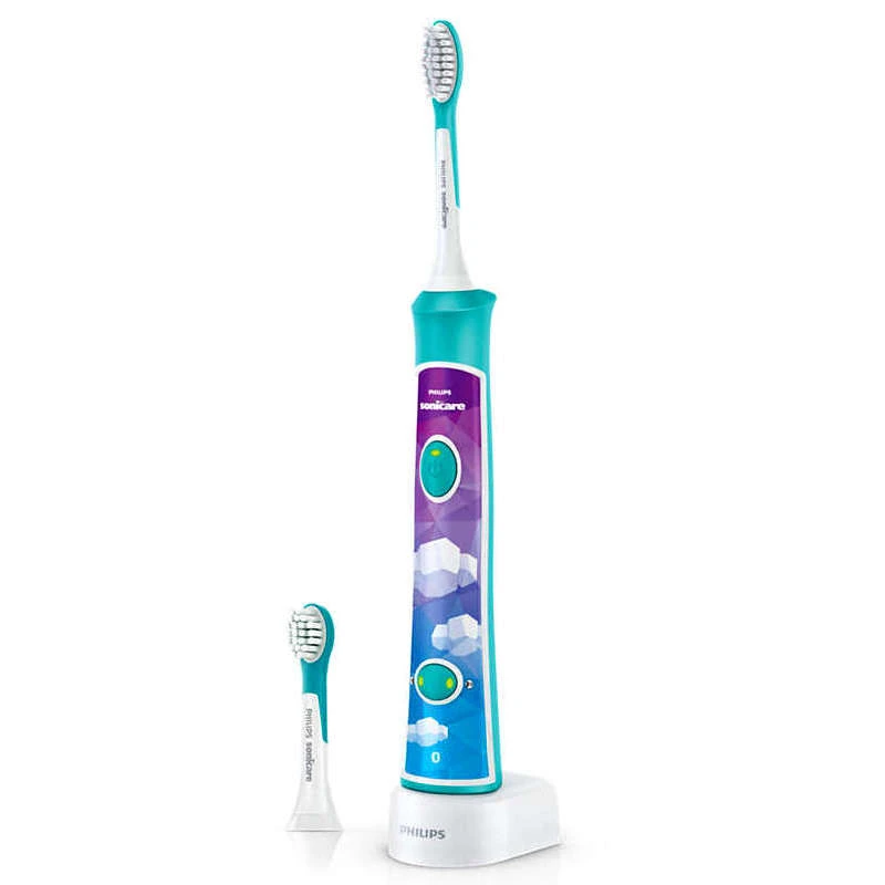 Звуковая зубная щетка philips sonicare for kids hx6322/04, бирюзовый 13