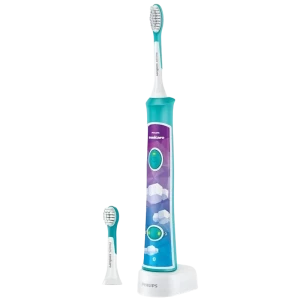 Звуковая зубная щетка philips sonicare for kids hx6322/04, бирюзовый