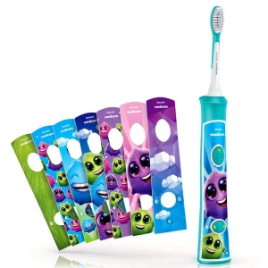 Звуковая зубная щетка philips sonicare for kids hx6322/04, бирюзовый Thumbnail 6