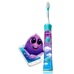 Звуковая зубная щетка philips sonicare for kids hx6322/04, бирюзовый Thumbnail 14