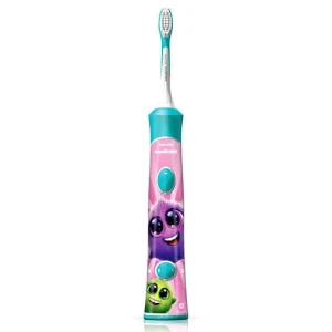 Звуковая зубная щетка philips sonicare for kids hx6322/04, бирюзовый Thumbnail 8