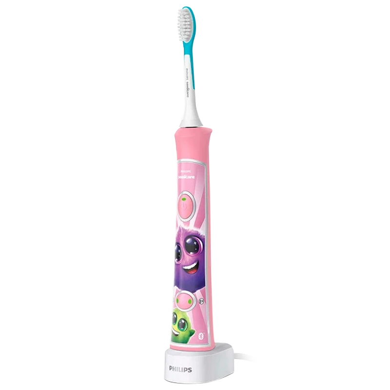 Periuța de dinți electrică sonică philips hx6352/42, roz 6