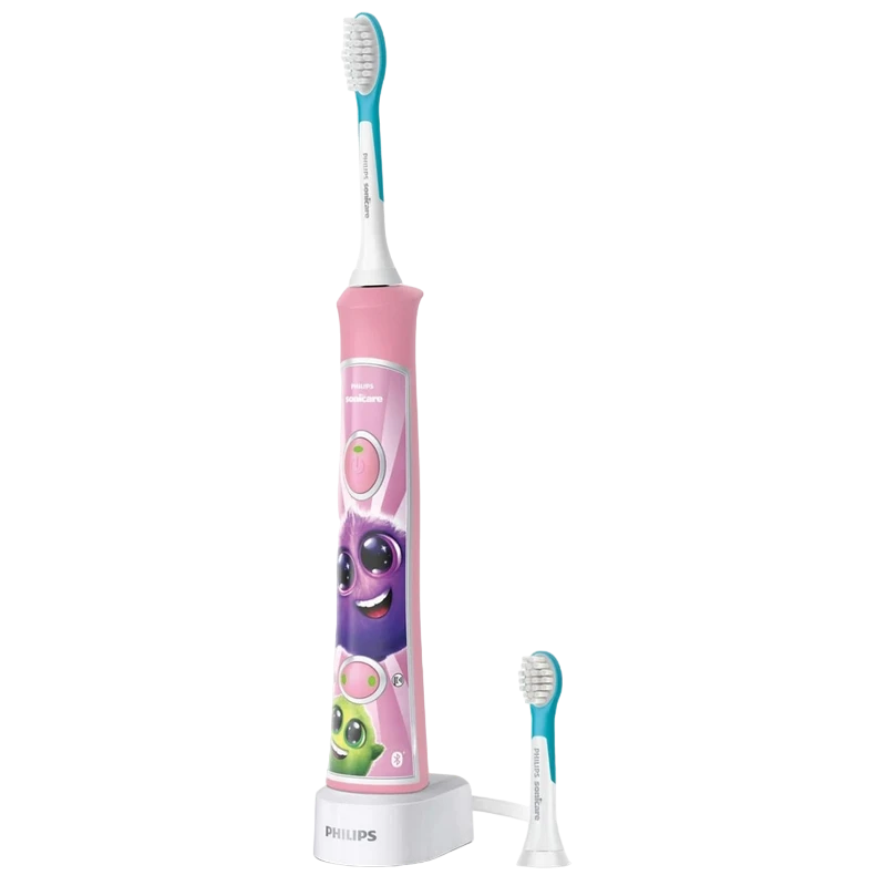 Periuța de dinți electrică sonică philips hx6352/42, roz 3