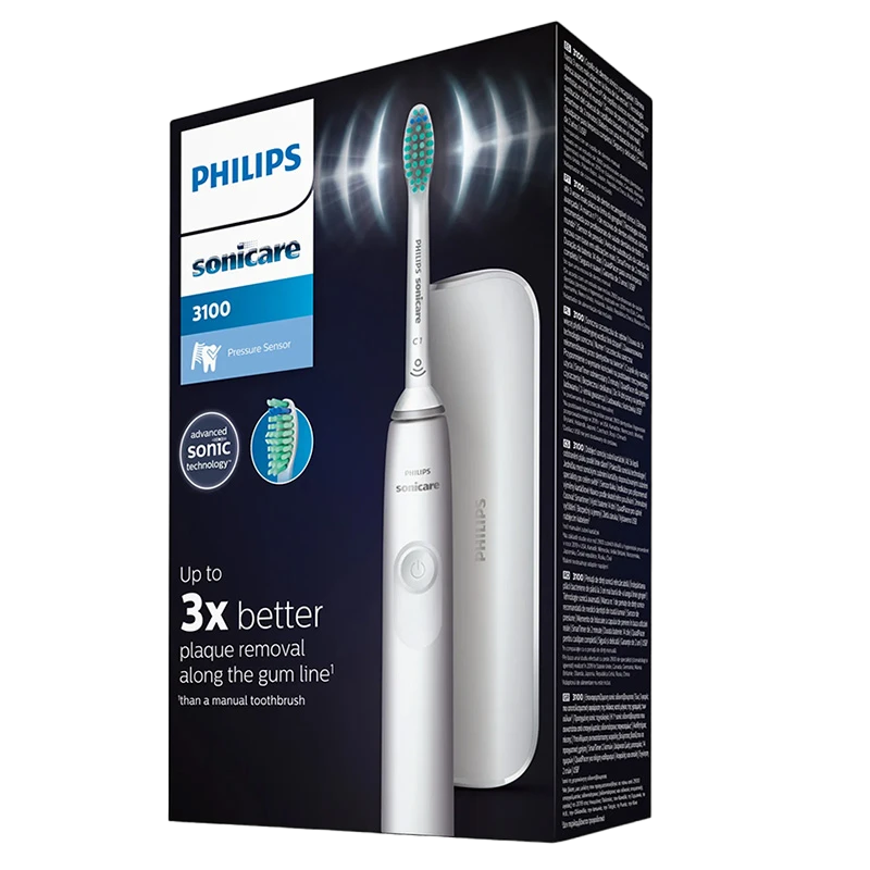 Periuța de dinți electrică sonică philips hx3673/13, alb 3